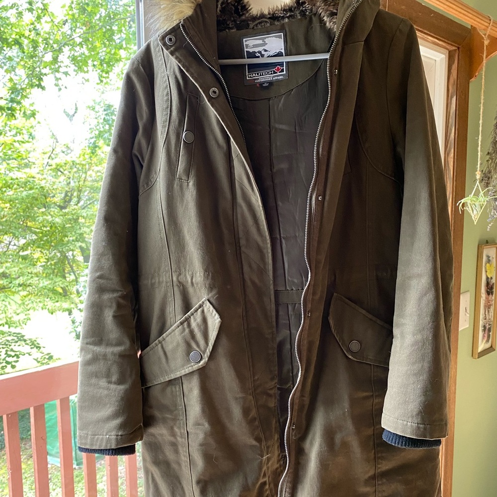 Halitech faux fur hood anorak